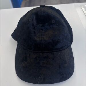Black Velvet Baseball Cap